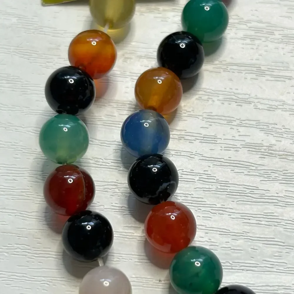 Bead Gallery Glass Stone Shell Millefiori Bead Lot 7 Cards